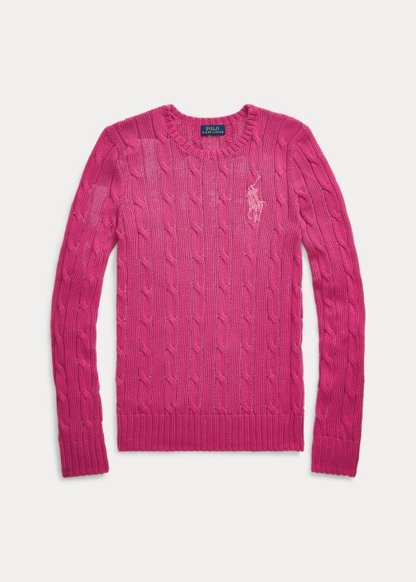 Suéter Polo Ralph Lauren Cable-Knit Algodão Mulher 07523-TNYD